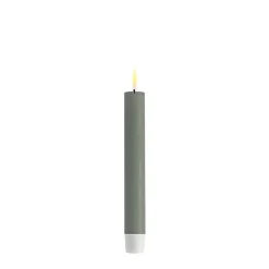 Deluxe Homeart LED 2er Set Stabkerze Real Flame