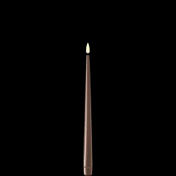 Deluxe Homeart LED Stabkerze mit Lack Real Flame 2er Set