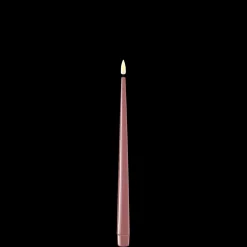 Deluxe Homeart LED Stabkerze mit Lack Real Flame 2er Set