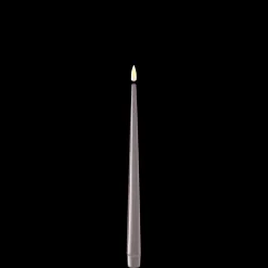Deluxe Homeart LED Stabkerze mit Lack Real Flame 2er Set