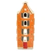 Det Gamle Apotek Lichthaus Keramikhaus altes Stadthaus orange