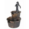 Garden Pleasure Brunnen THALASSO in Holzoptik