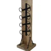 HSM Collection Stehendes Weinregal Holz Metall
