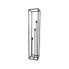 HSM Collection Stehlampe Fremont offener Rahmen
