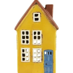 IB Laursen Keramik Teelichthaus Nyhavn blaue Tür