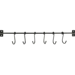 IB Laursen Metall Hakenleiste mit 6 S-Haken