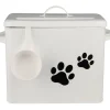 IB Laursen Metall-Box mit Deckel für Hundefutter + Messbecher