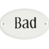 IB Laursen Metallschild Bad