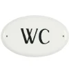IB Laursen Metallschild WC