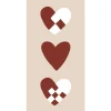 IB Laursen Serviette Weihnachtsherzen 16 Stck