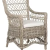 IB Laursen Stuhl aus Rattan mit Kissen