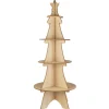 IB Laursen Tannenbaum Display mit 4 Ablagen aus Holz