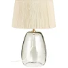 IB Laursen Tischlampe Congo Glas mit Juteschirm