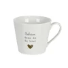 Krasilnikoff Happy Cup Tasse mit Henkel, Schön dass du da bist