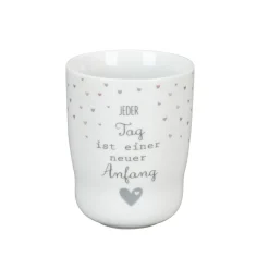 Krasilnikoff Wave Mug Jeder Tag ist ein neuer Anfang