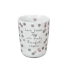 Krasilnikoff Wave Mug, Lass jeden Tag ein wenig Konfetti regnen