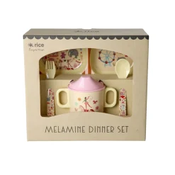 RICE Baby-Geschirrset Fun Fair Geschenkbox