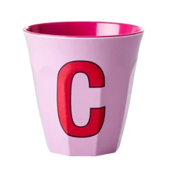 RICE Melamin Becher Buchstaben