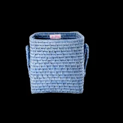 RICE quadratischer Korb Raffia