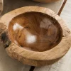 skandeko Naturgewachsene Teakschale